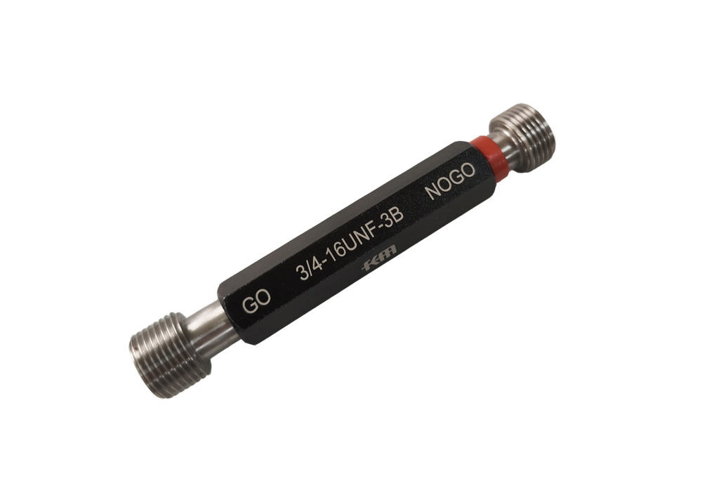3/4-16 UNF-3B Thread Plug Gauge For Checking Threaded Or Tapped Holes With Calibration Certificate