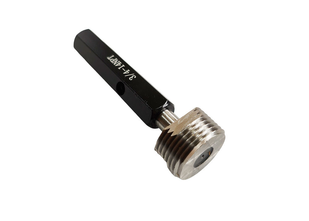 Accurate 3-4''-14 NPT Taper Pipe Thread Plug Gauge for Oilfield and Hydraulic Applications
