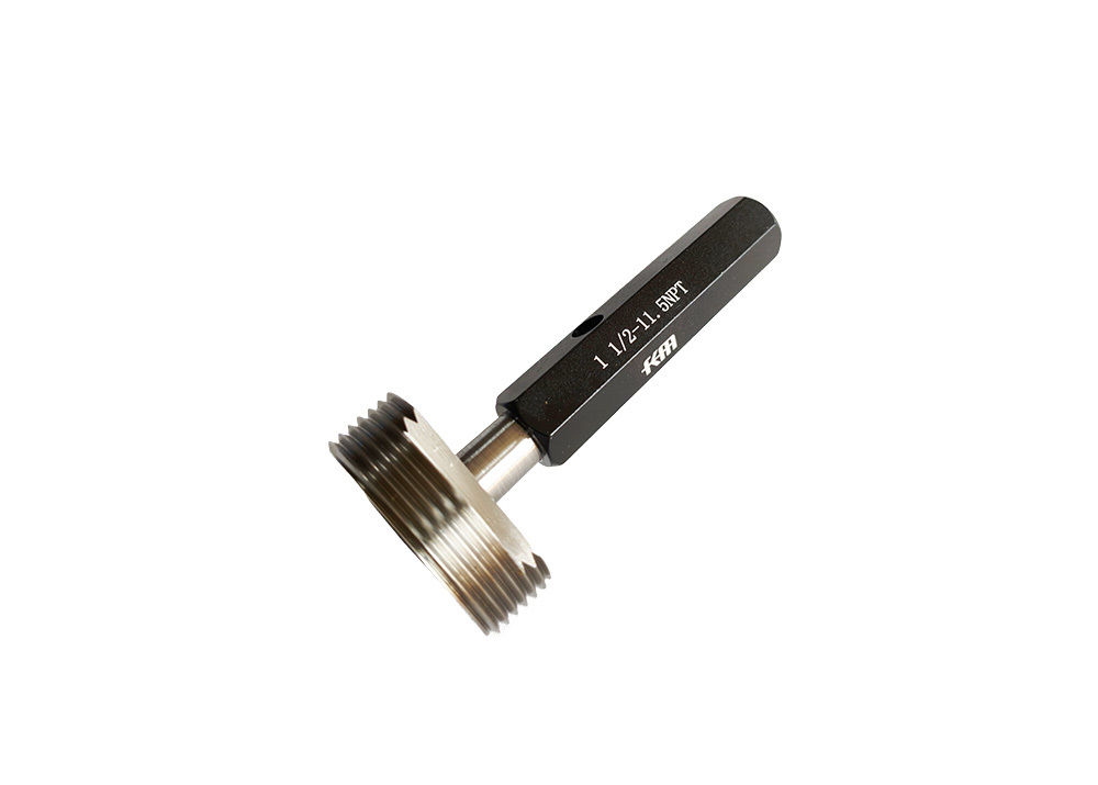 Accurate 1'' 1-2  11.5 NPT Taper Pipe Thread Plug Gauge for Oil and Gas Workshop Use