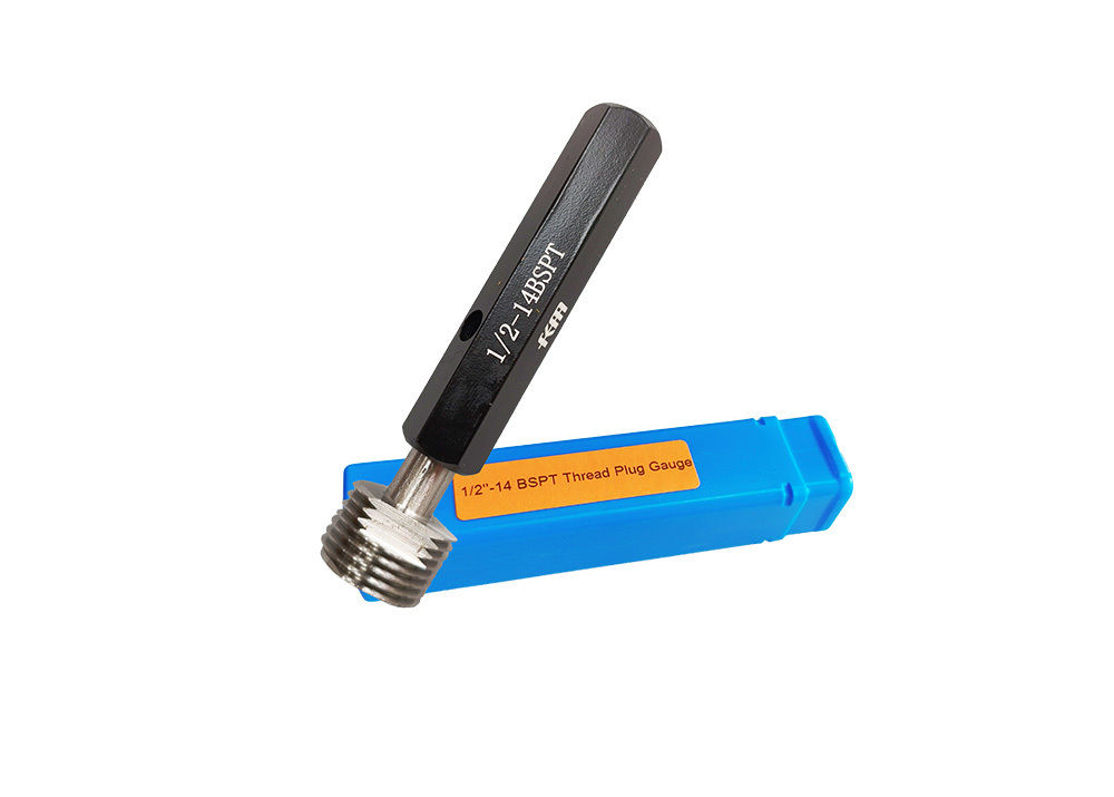 British Standard 1-2''-14 BSPT Pipe Thread Gauge with Gcr15 Material for Mechanical Connections
