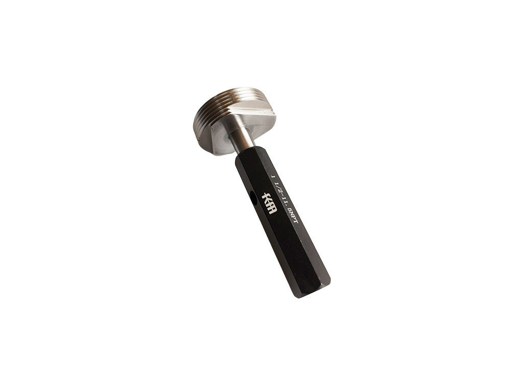 Accurate 1'' 1-2  11.5 NPT Taper Pipe Thread Plug Gauge for Oil and Gas Workshop Use