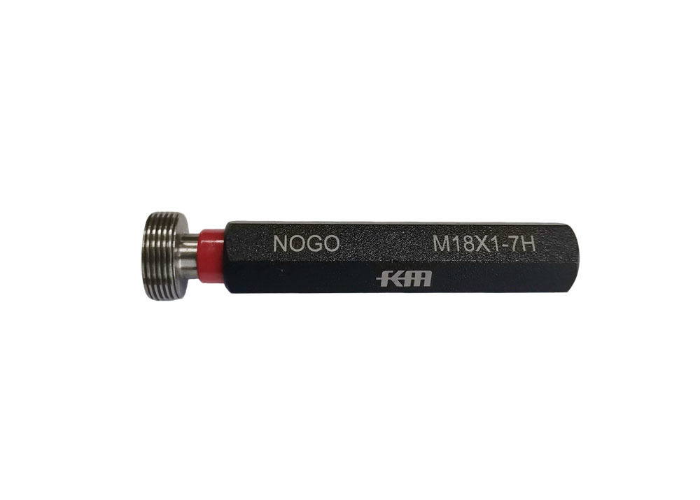 High Precise Metric Thread Plug Gauge DIN13 Standard for Checking Threaded or Tapped Holes with NOGO Type