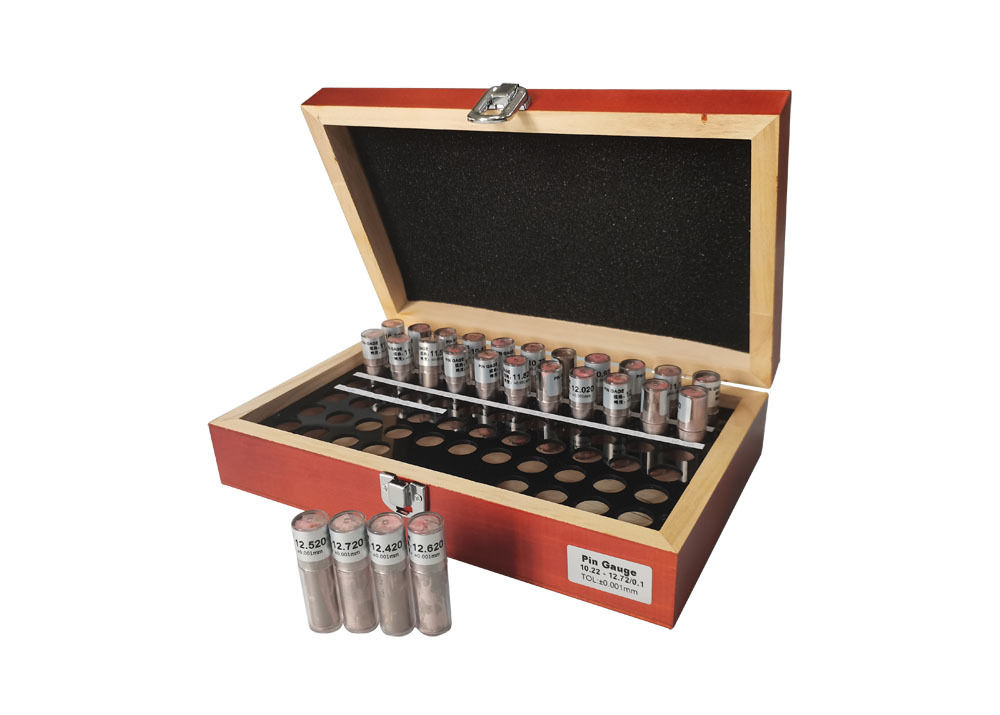 Precision Steel Pin Gauge Set for Inspection Hole Diameter and Groove Width