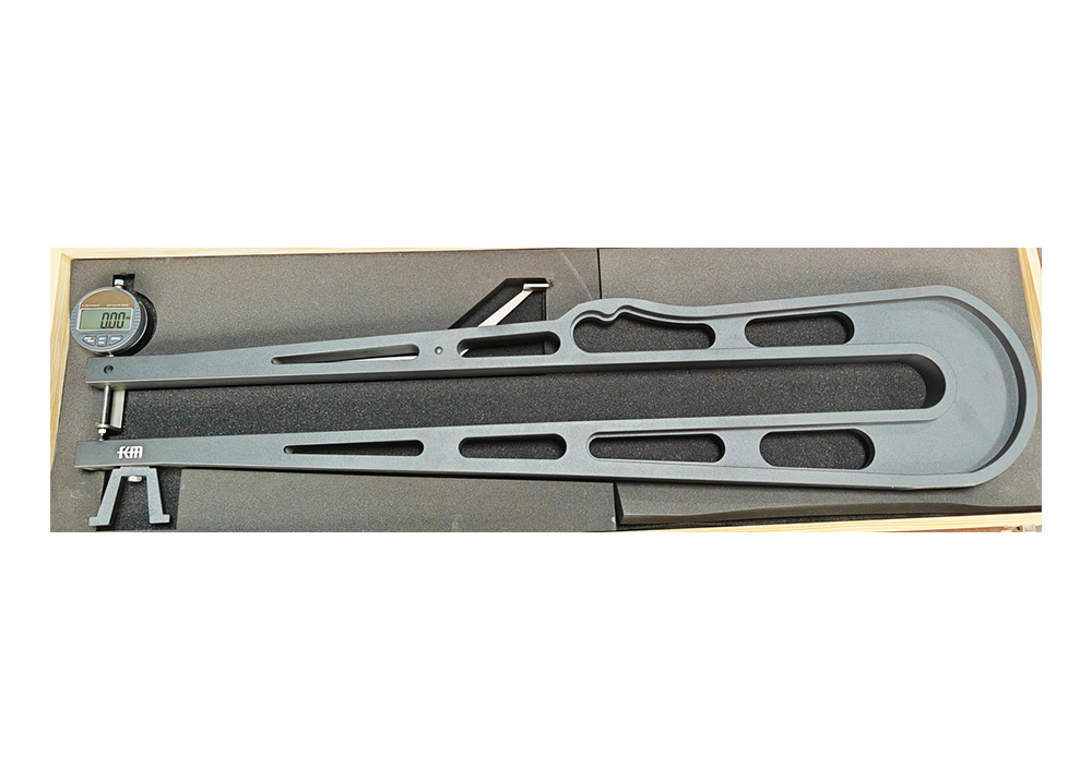 0-25.4mm/0-1" Digital Thickness Gauge for Paper / Film / Leather Measurement With 700mm Measuring Depth