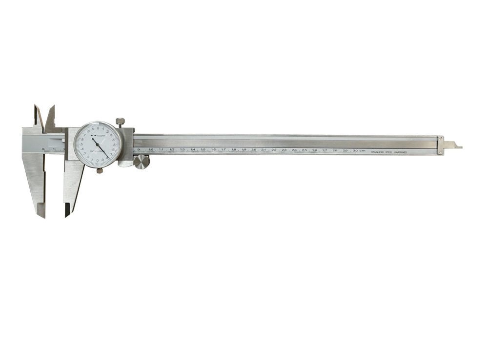 Precision Ground 0-300mm Dial Caliper With Depth Gauge And Step Measurement