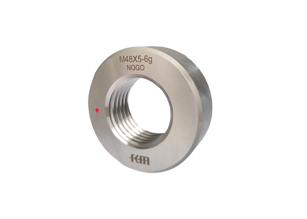 NOGO Type M48X5 Metric Thread Ring Gauge Measuring Instruments with Calibration Certificate