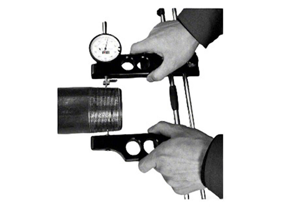 Petroleum Oil Pipe External Outer Thread Taper Lead Gauge Measuring Instrument Graduation 0.001in