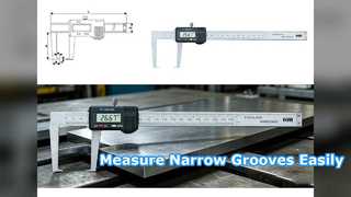 Flat Head External Groove Digital Caliper 0-200mm/0-8" High Precision OEM Measuring Tools Factory